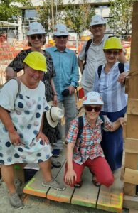 Gruppenfoto der Baustellenbesichtigung am 30.07.2026